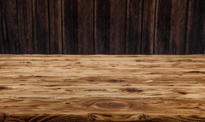 Texture of old natural wooden boards. Background of a wooden surface