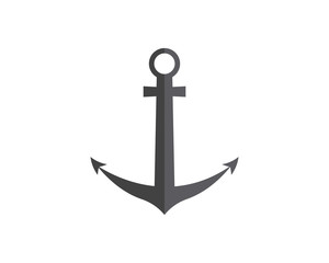 Anchor icon Logo Template vector