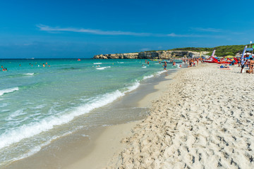 Dreamlike Salento. Bay of Torre dell'Orso. Puglia, Italy
