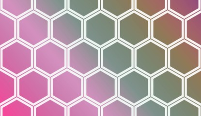 Decorative Background With Triangles. Curved Lines. Vector Illustration. Abstract Blurred Gradient Background Bright Colors.. Bright Background For Poster, Banner, Flyer