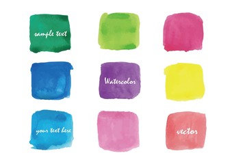 水彩の背景フレーム