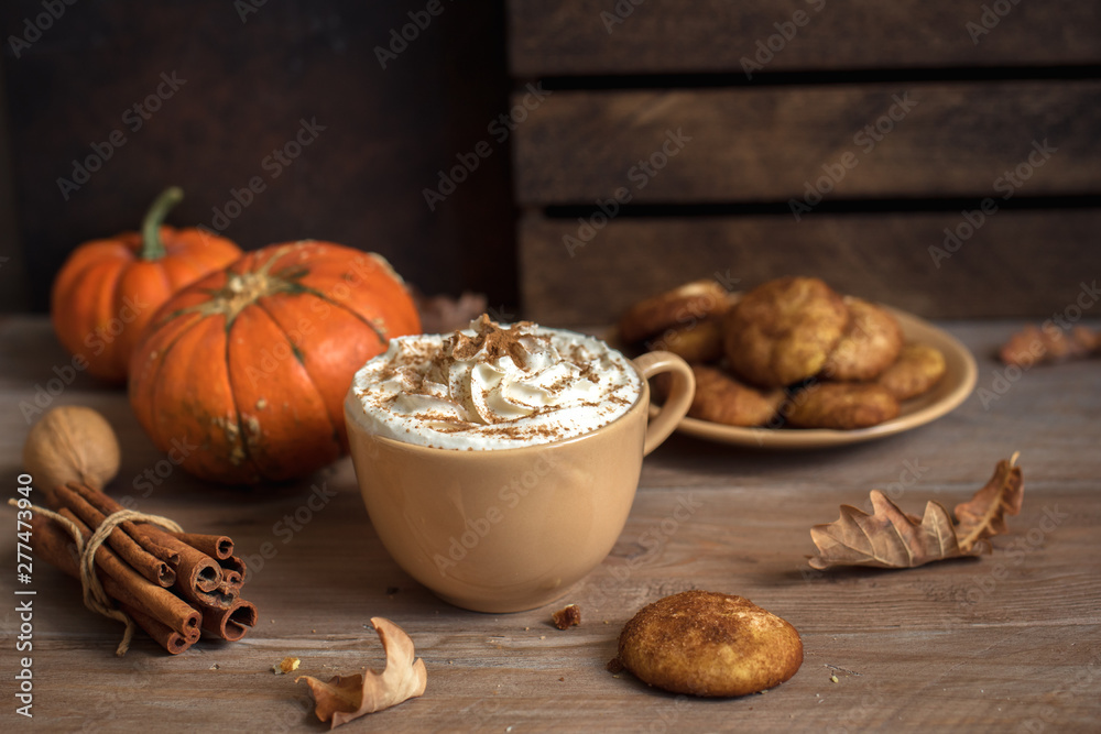 Wall mural Pumpkin Spice Latte