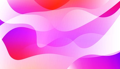 Blurred Decorative Design In Abstract Style With Wave, Curve Lines. For Design, Presentation, Business. Vector Illustration with Color Gradient.