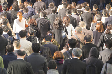 東京　大都会 通勤イメージ