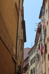Fototapeta na wymiar old street in venice italy