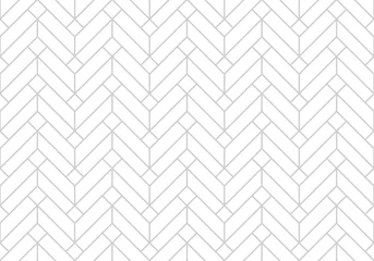 Wall murals Black and white geometric modern Abstract geometric pattern with stripes, lines. Seamless vector background. White and grey ornament. Simple lattice graphic design.