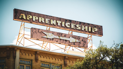 Street Sign to Apprenticeship