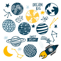 Set of space elements.