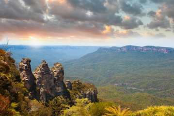  Tree Sisters Blue Mountains Australia sunset