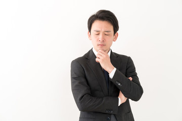 悩む・ビジネスマン