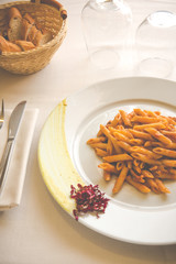 Italian Spicy Pasta all' arrabbiata 