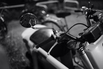Fototapeta na wymiar motorcycle on motorcycle