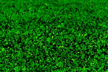 lots green circle for impressionistic abstract background