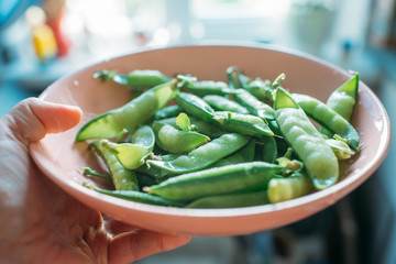 green beans in a bowl