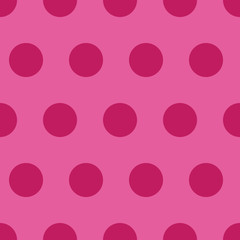 seamless pattern with pink circles