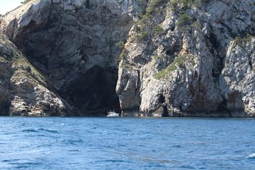 Fototapeta premium l'archipel des îles Medes sur la Costa brava,Espagne,Catalogne