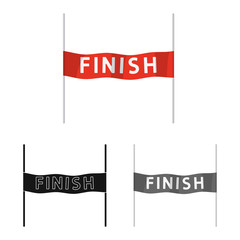 Vector design of sport and winner symbol. Set of sport and fitness stock symbol for web.