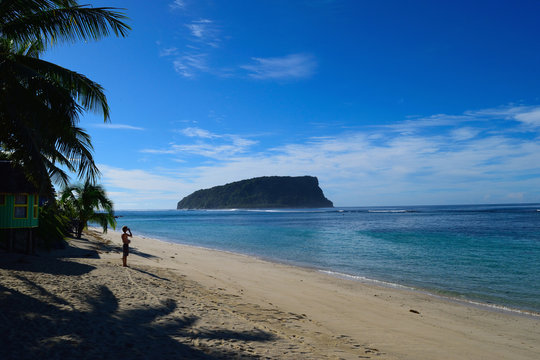 サモア　アピア　ウポル島ビーチ