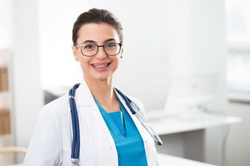 Portrait of a young female doctor