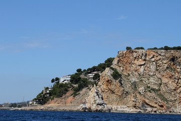 L'Estartit, village perché sur la Costa brava,Espagne