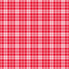 Tartan, Red and White plaid pattern. Texture for plaid, tablecloths, clothes, shirts, dresses, paper, bedding, blankets, quilts and other textile products. Vector illustration EPS 10