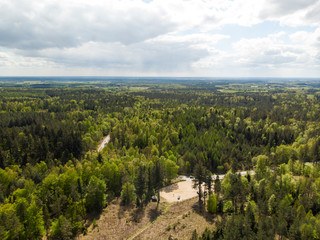 Rezerwat Przyrody Wieżyca kaszubski park krajobrazowy kaszuby widok las ostrzycki jezioro ostrzyckie dolina pagórki © Dariusz