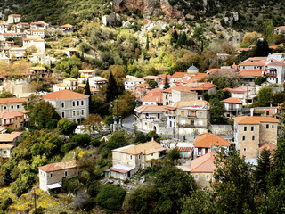 Fototapeta na wymiar village in Greece