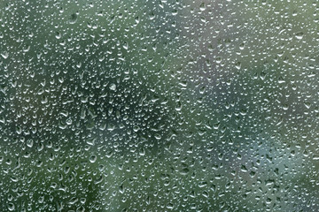 Drops of rain on a window. Abstract background.