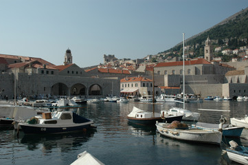 Dubrovnik port, Croatie, Europe