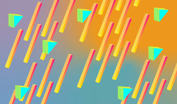 Background 3D Color Two