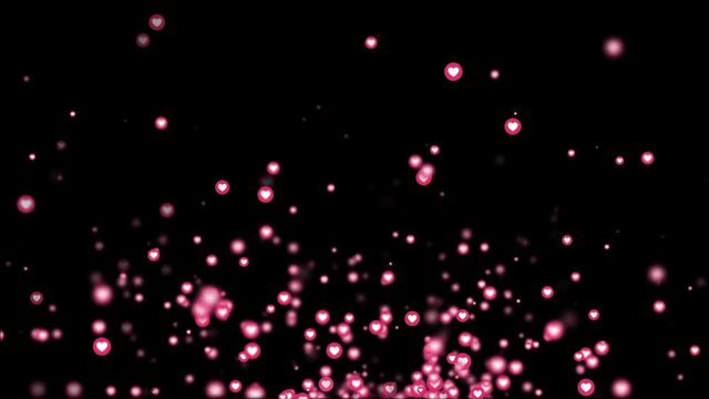 Social Media Emoji, Reactions Animation, Rendering, Background, Loop, 4k