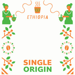 single origin Ethiopia with local barista