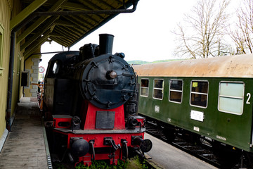 historical train in Germany