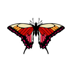 Fototapeta na wymiar Butterfly Icon