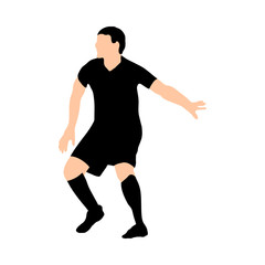 soccer silhoette