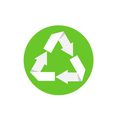 Obraz premium Recycle icon vector