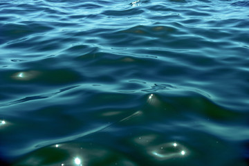 Blue sea water surface as background. High resolution
