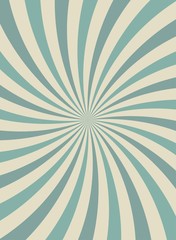 Fototapeta premium Sunlight wide horizontal background. faded blue and beige color burst background.