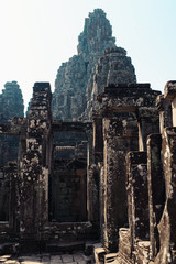 Bayon temple in Angkor Thom, Siemreap, Cambodia