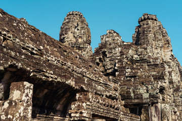 Naklejka premium Bayon temple in Angkor Thom, Siemreap, Cambodia