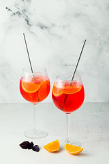 summer evening drink Aperol Spritz