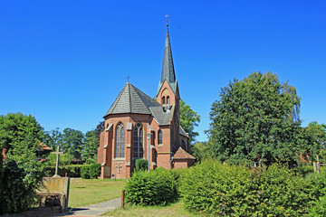 Badbergen: Pfarrkirche St.Marien (1869, Niedersachsen )