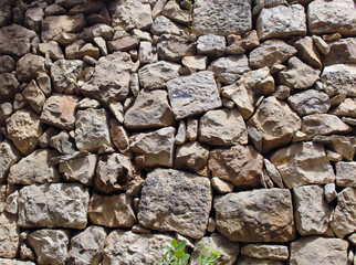 pattern of modern style design decorative cracked real stone wall