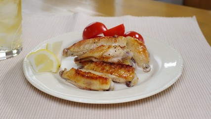 手羽中の塩焼き