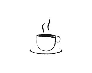 Coffee cup Logo Template vector icon design