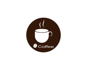 Coffee cup Logo Template vector icon design