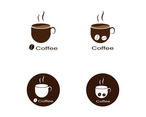 Coffee cup Logo Template vector icon design