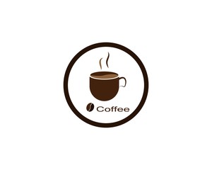 Coffee cup Logo Template vector icon design