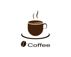 Coffee cup Logo Template vector icon design