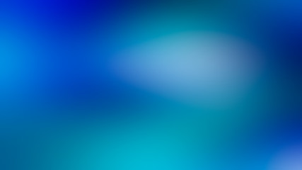Blue abstract blurred gradient background.